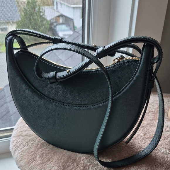 Green Leather Crossbody Bag - Picture 2 of 6